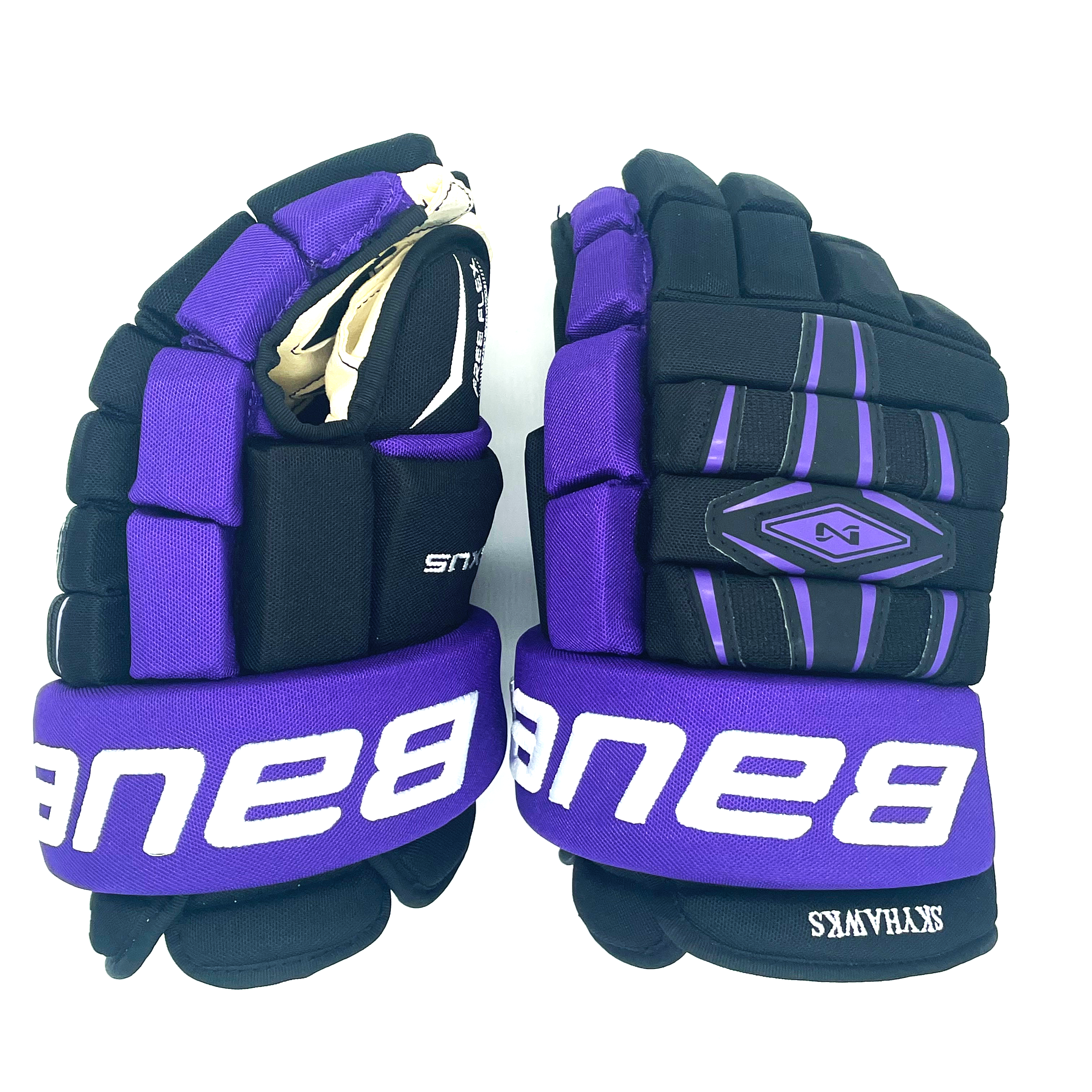 Gants Bauer Nexus Team - Gants NCAA Pro Stock (noir/violet)